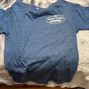 Summer sessions surf shop mens medium blue good condition